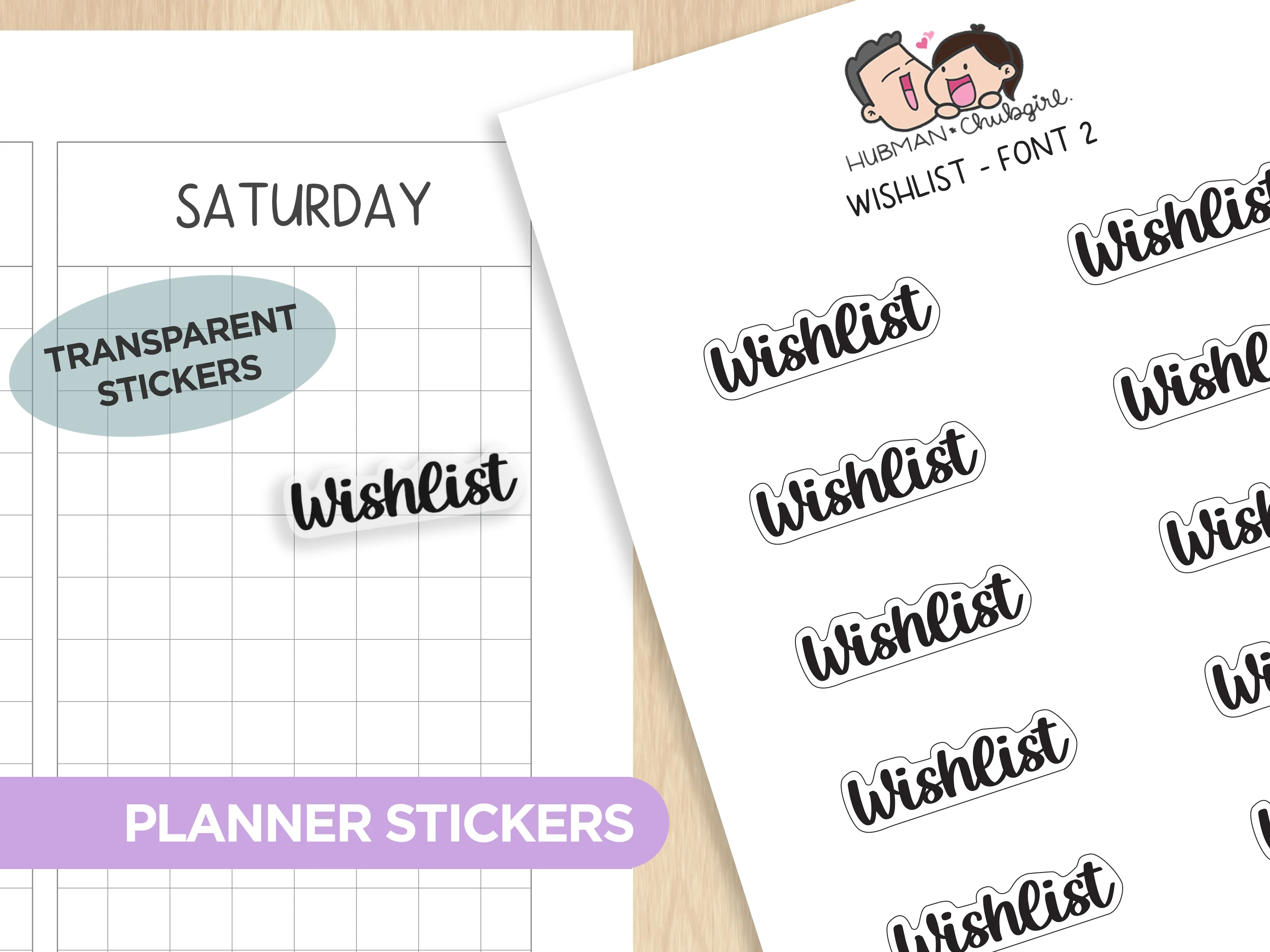 Text Planner Stickers Set (Font 2) - Image 11